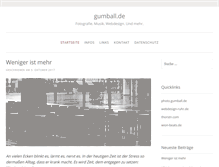 Tablet Screenshot of gumball.de